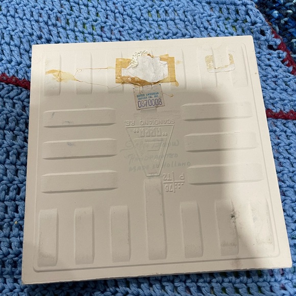 Happy house vintage Dutch tile - Picture 2 of 2